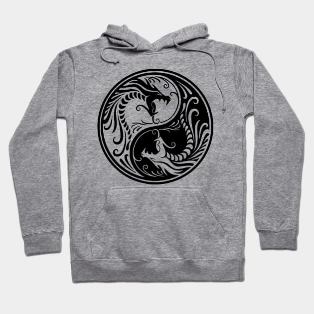 Dragon ying-yang Hoodie by yukiotanaka